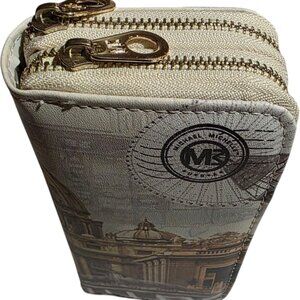 Travel Wallet with Dome Print